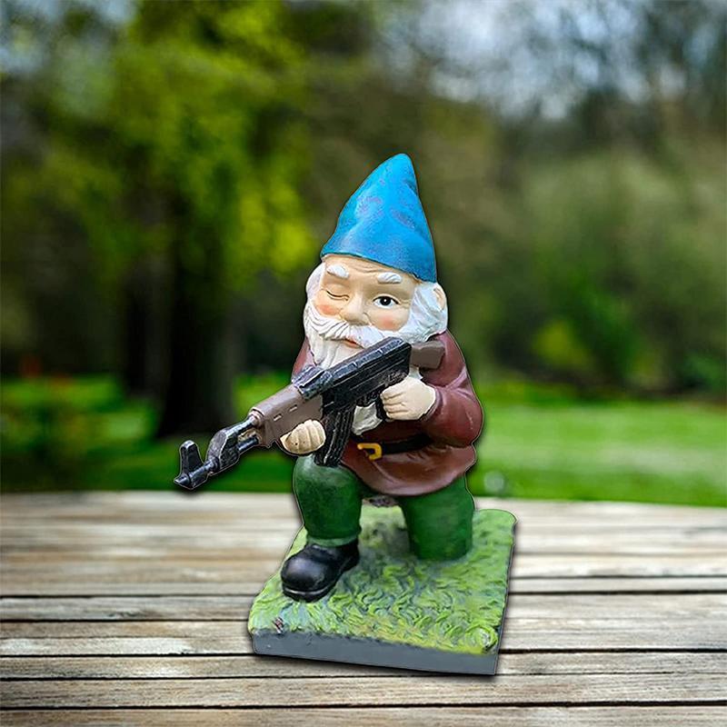 TerreGarde | Nain de Jardin Militaire en Tenue de Camouflage