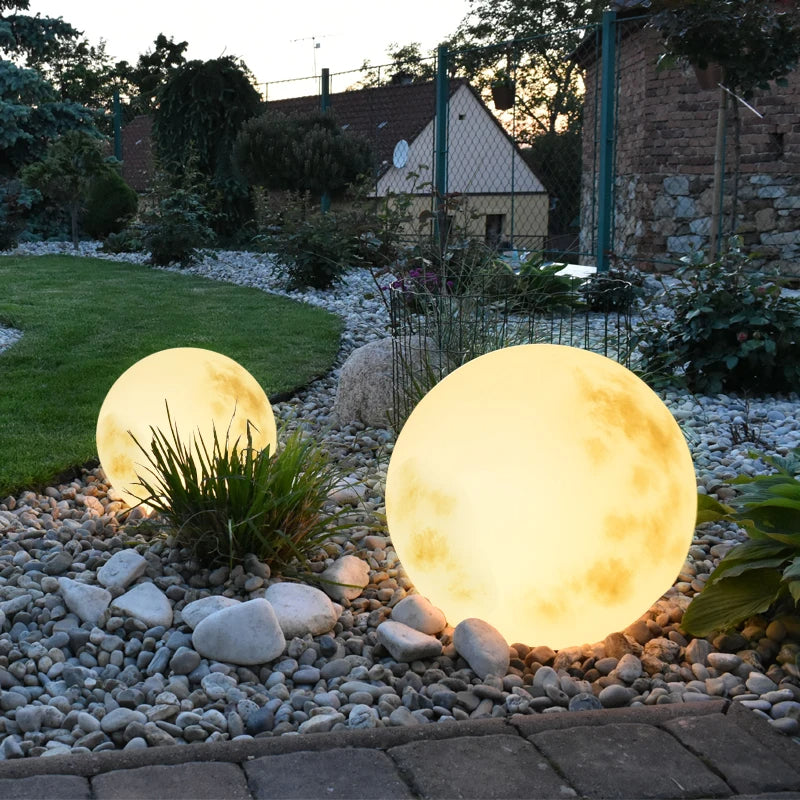 LuneGlow | Lanterne de Jardin LED Lunaire