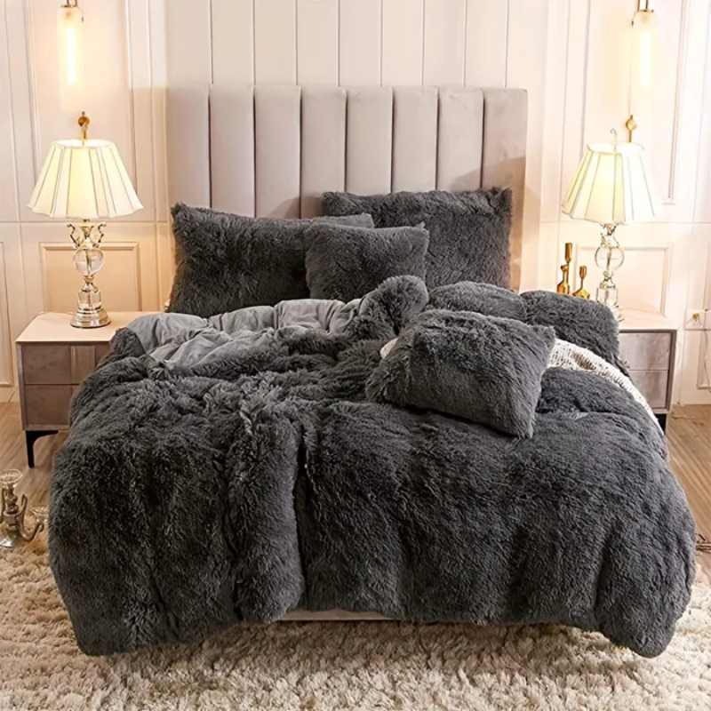 NocturneConfort | Parure de lit en peluche pour douceur suprême