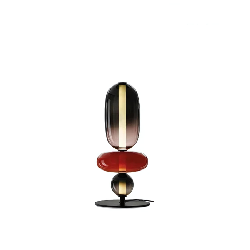 LumièreCandy | Lampe sur Pied en Verre aux Couleurs Vives Pour Ambiance Chaleureuse