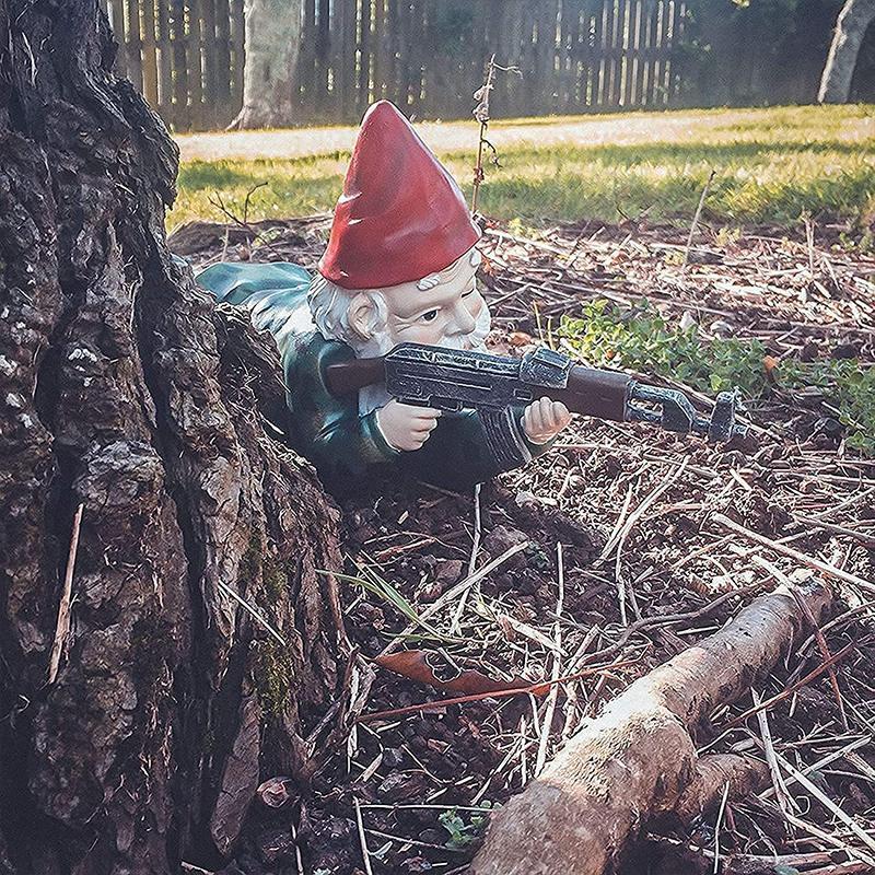 TerreGarde | Nain de Jardin Militaire en Tenue de Camouflage