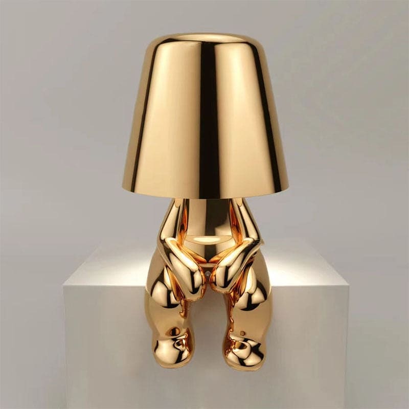 LumièrePure | Lampe de table design au look doré