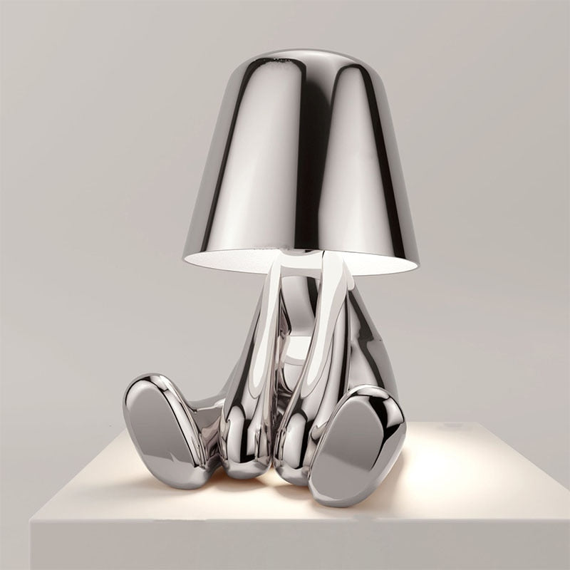 LumièrePure | Lampe de table design au look doré