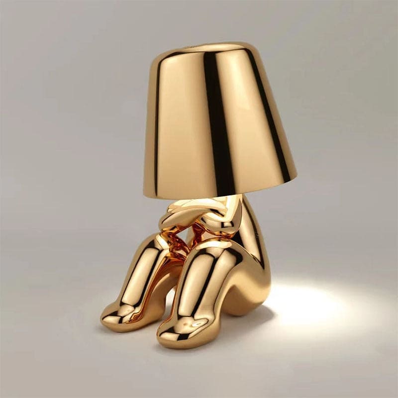 LumièrePure | Lampe de table design au look doré