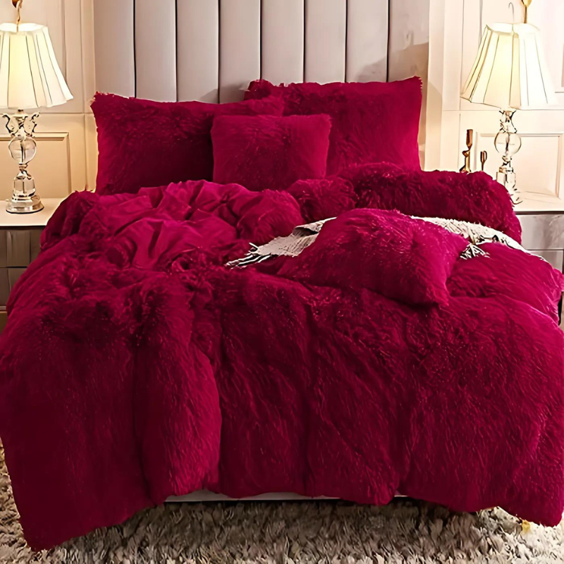 NocturneConfort | Parure de lit en peluche pour douceur suprême