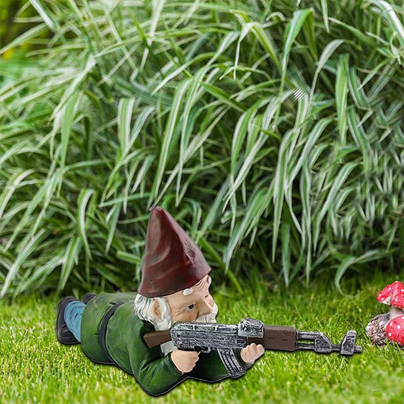 TerreGarde | Nain de Jardin Militaire en Tenue de Camouflage