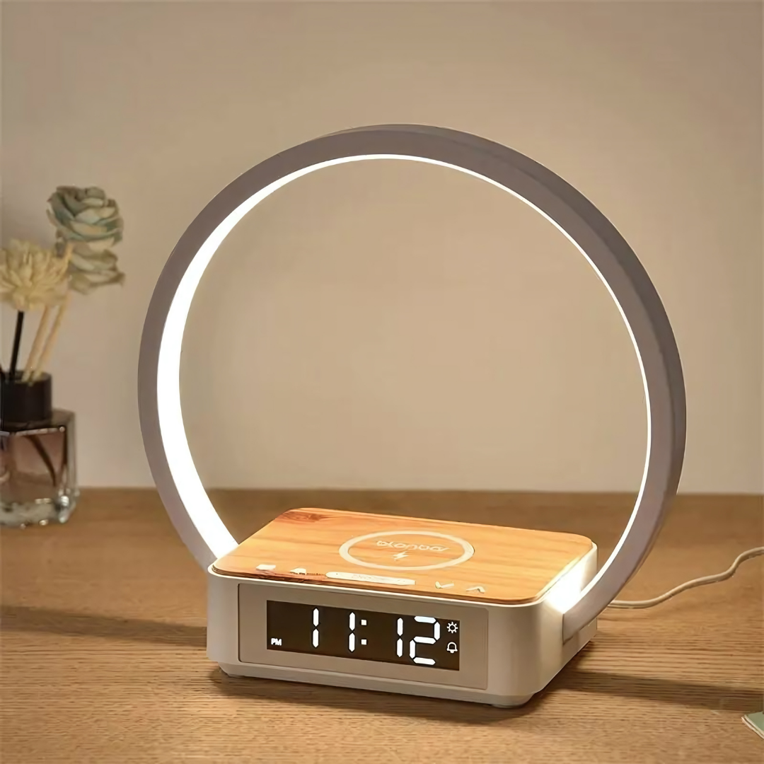 LueurMatinale | Réveil LED Sans Fil pour Ambiance Douce et Moderne