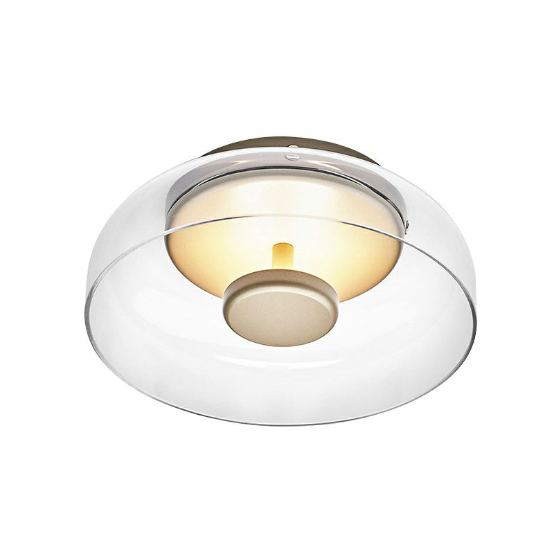LumineuxGlow | Elegante Lampe de Plafond en Verre LED