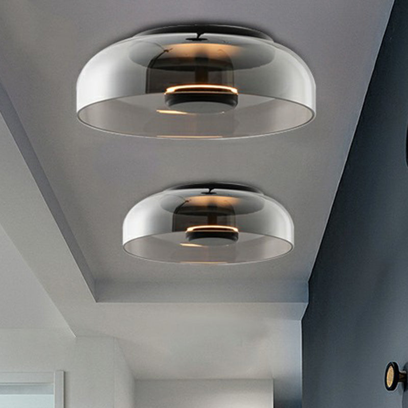 LumineuxGlow | Elegante Lampe de Plafond en Verre LED