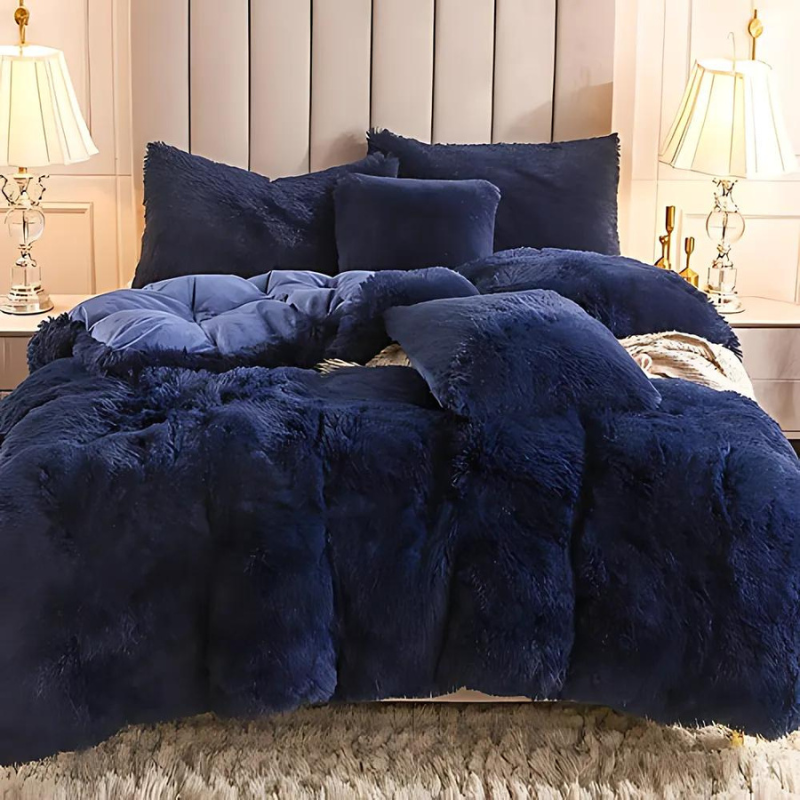 NocturneConfort | Parure de lit en peluche pour douceur suprême