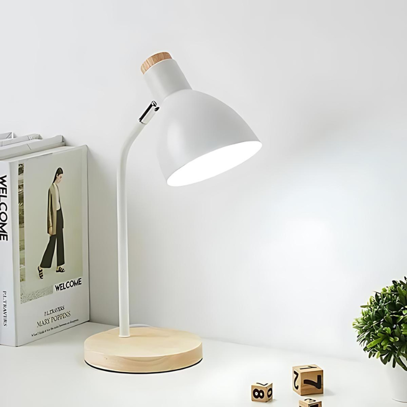 LumiRustique | Lampe de Table Accent Naturel et Flexible