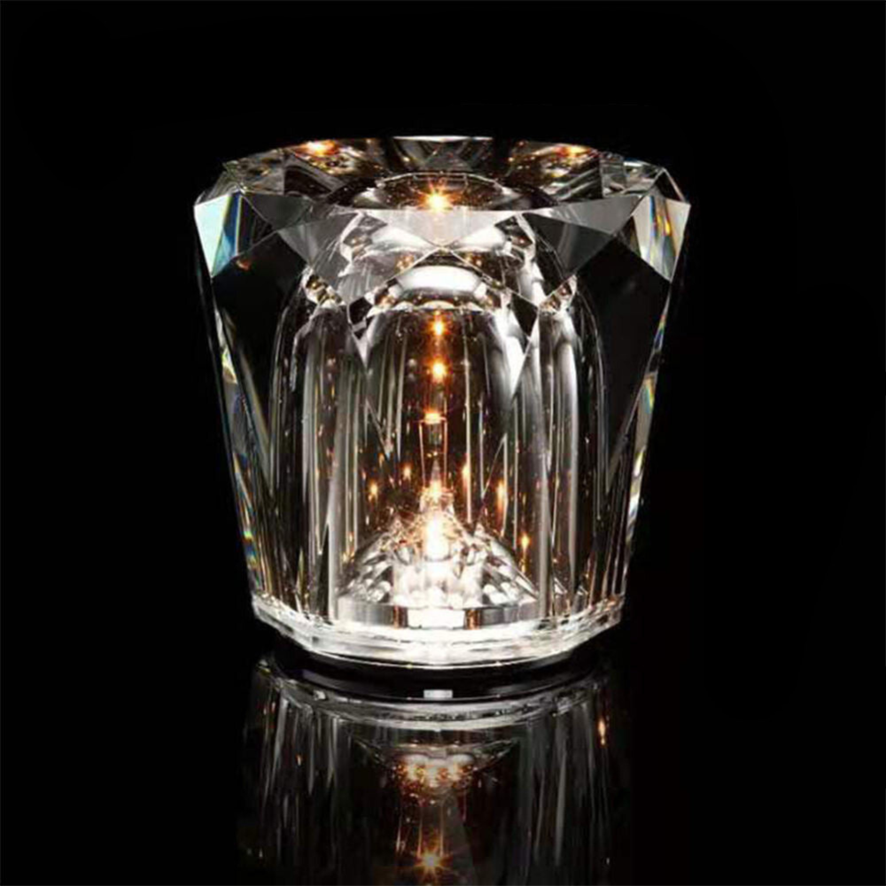 ÉclatsLumineux | Lampe de Table Cristal sans Fil