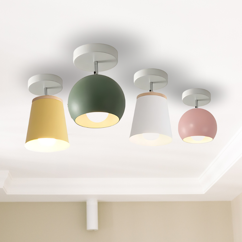 LuxLumière | Plafonnier macaron coloré