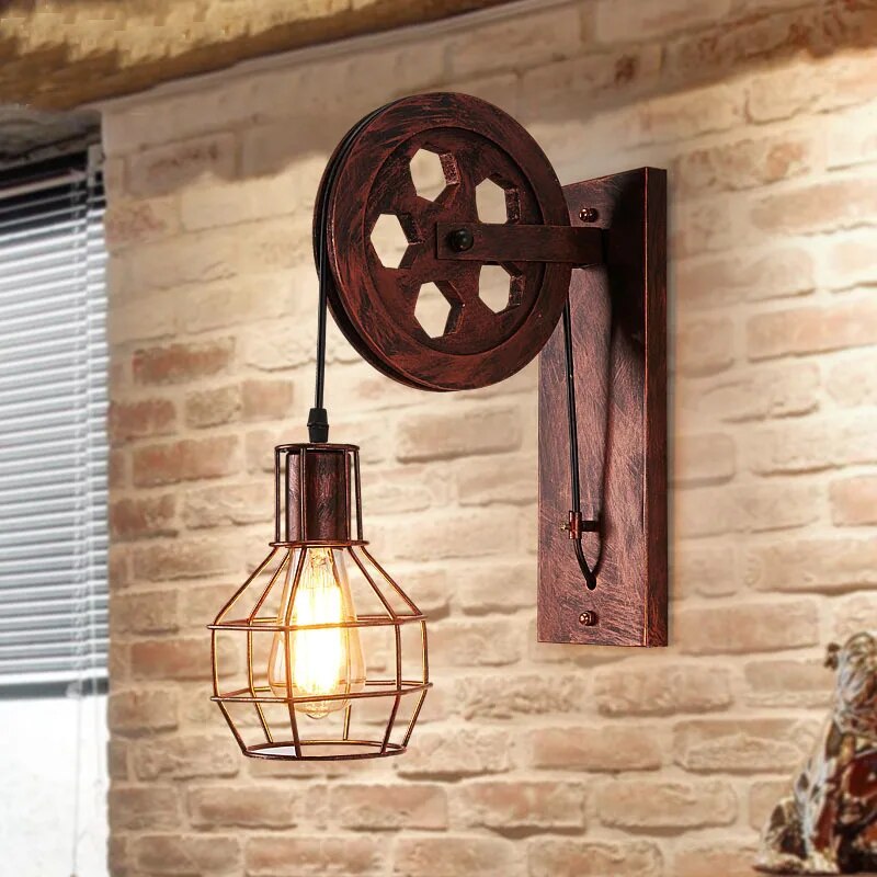 RetroChic | Applique Murale Rétro avec Éclairage Doux