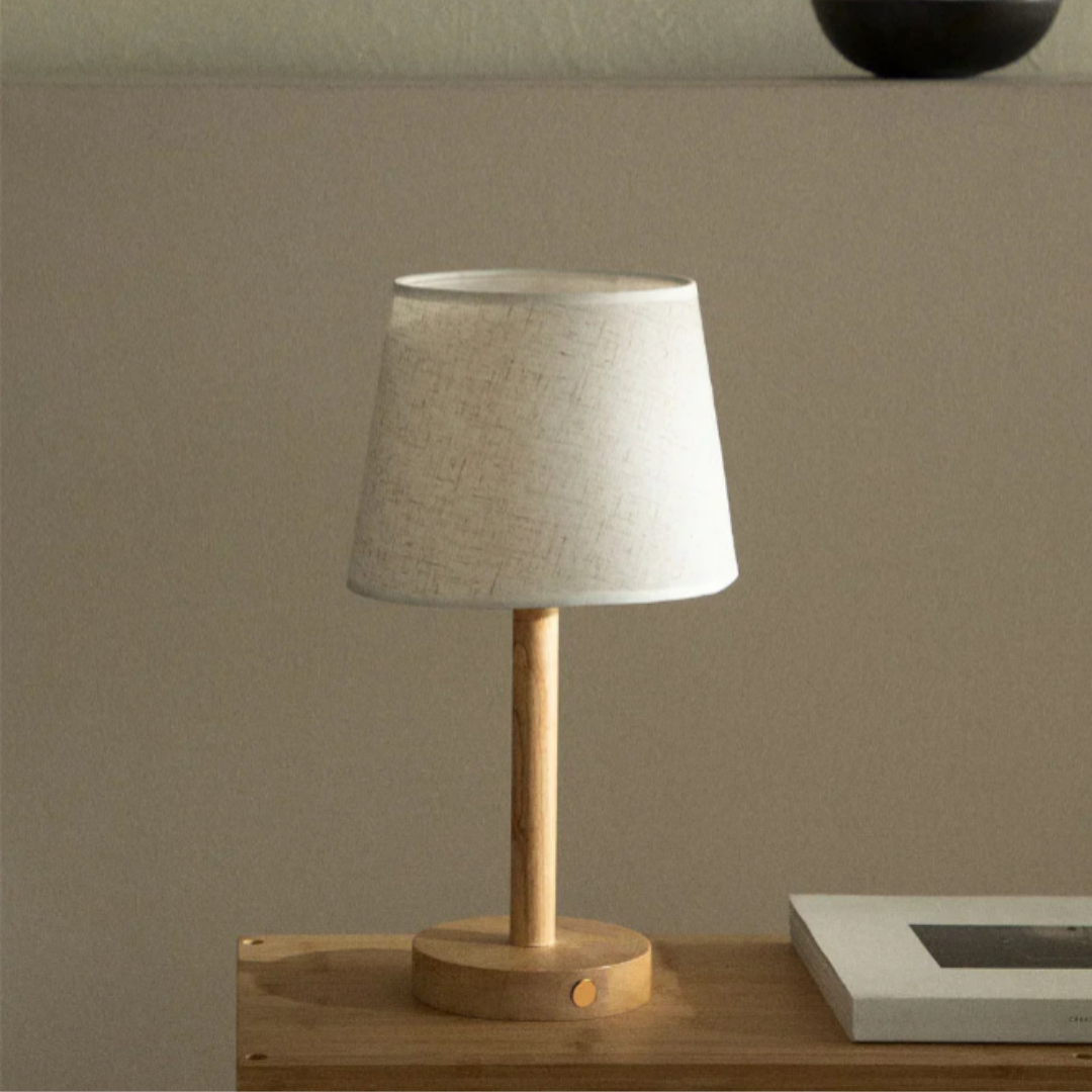 LuminoPréci | Lampe de Table Sans Fil Élégance Naturelle