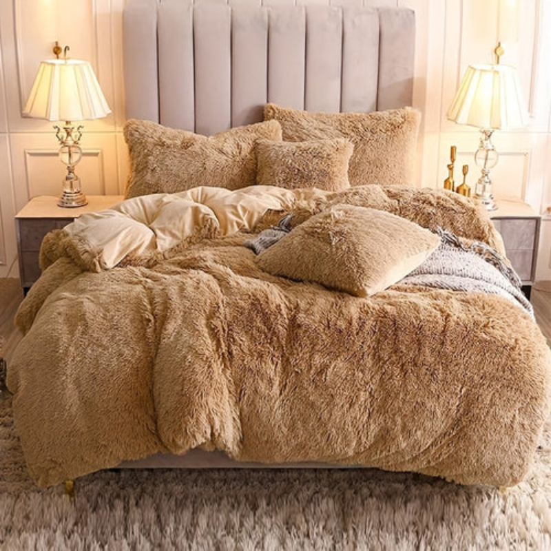 NocturneConfort | Parure de lit en peluche pour douceur suprême