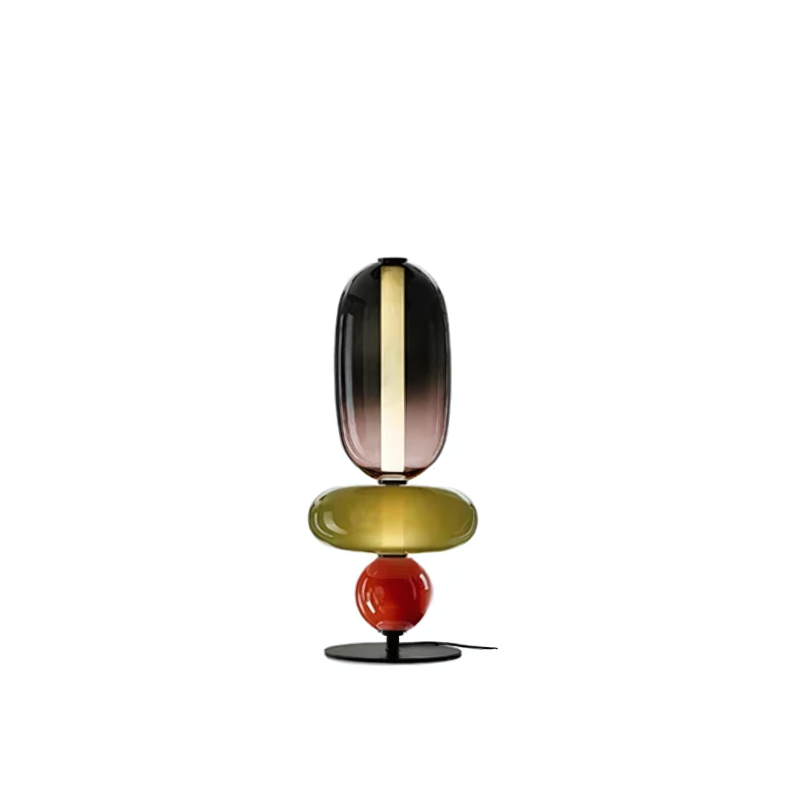 LumièreCandy | Lampe sur Pied en Verre aux Couleurs Vives Pour Ambiance Chaleureuse