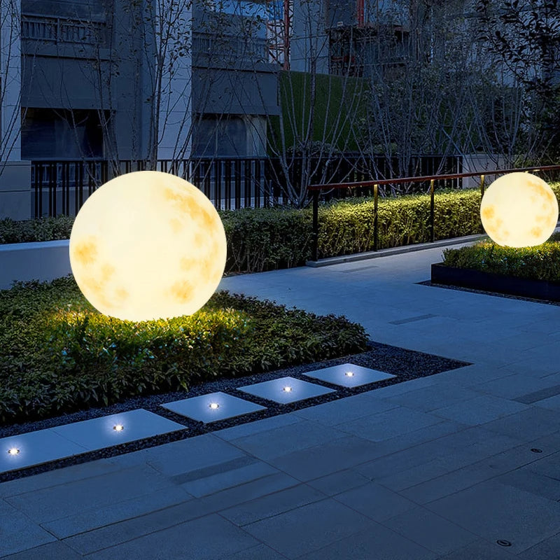 LuneGlow | Lanterne de Jardin LED Lunaire