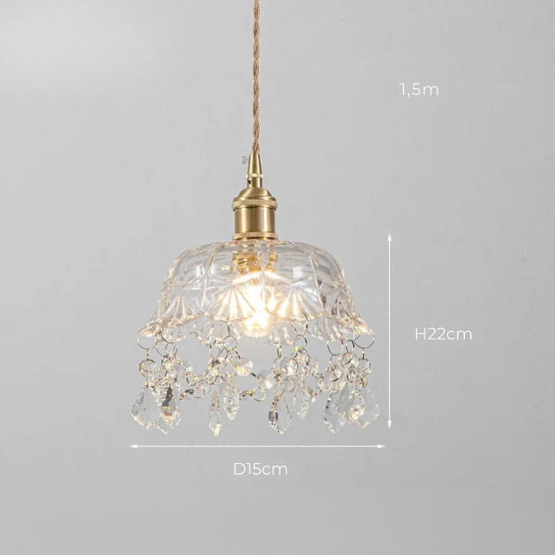 CrystalDrop | Applique Murale Design pour Intérieur Chic