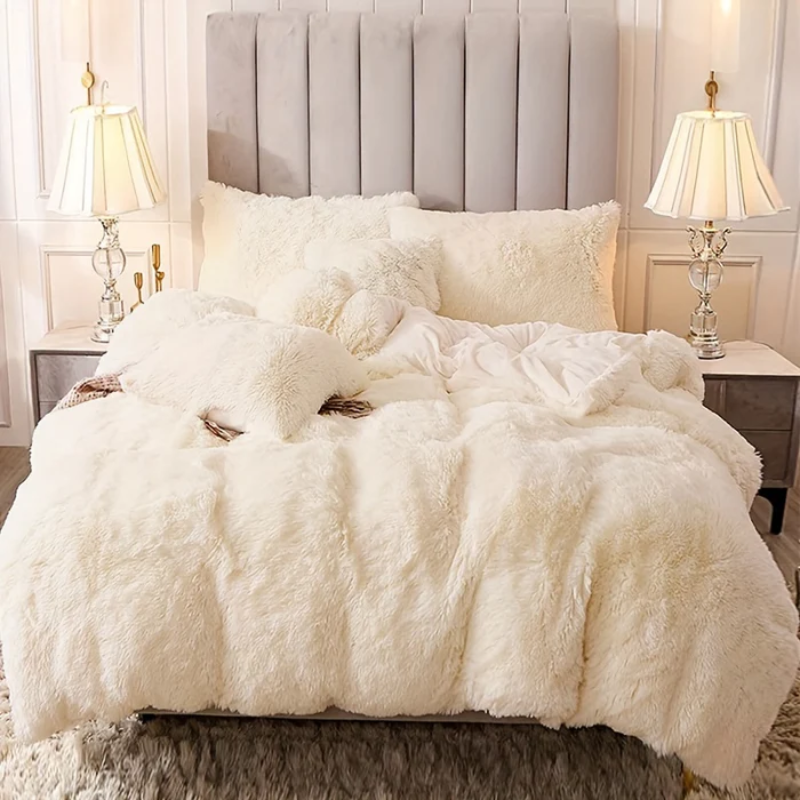 NocturneConfort | Parure de lit en peluche pour douceur suprême
