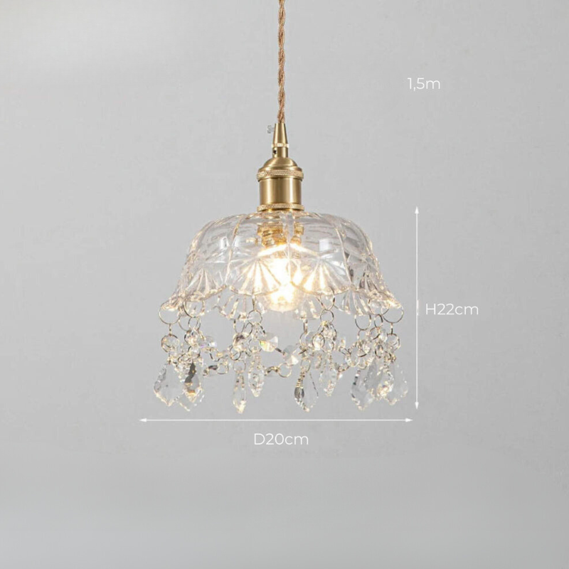 CrystalDrop | Applique Murale Design pour Intérieur Chic