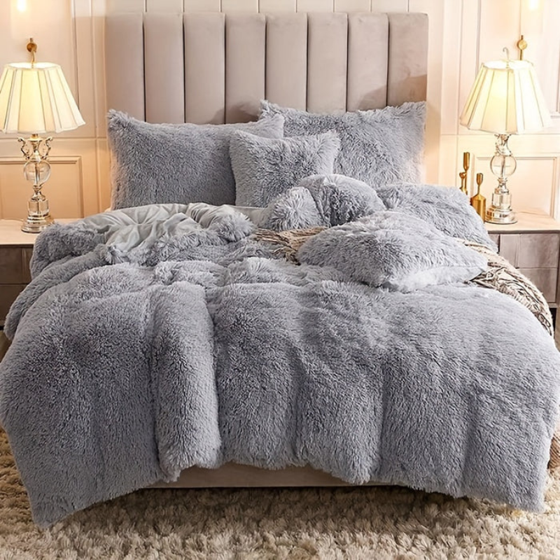 NocturneConfort | Parure de lit en peluche pour douceur suprême