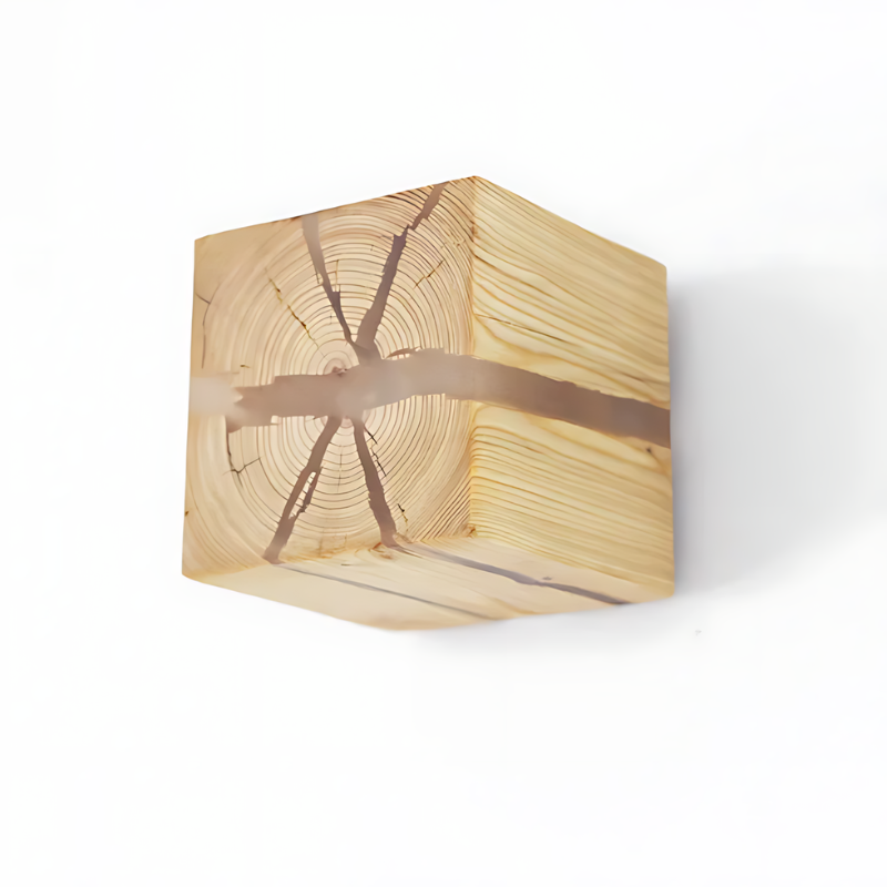 CubeÉlégance | Applique murale unique en forme de cube, faite à la main