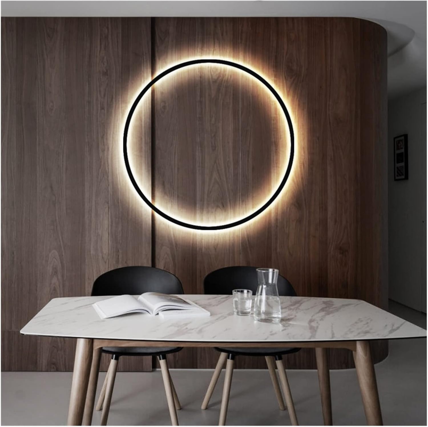 LumièreRing | Applique Murale Moderne avec Éclairage LED
