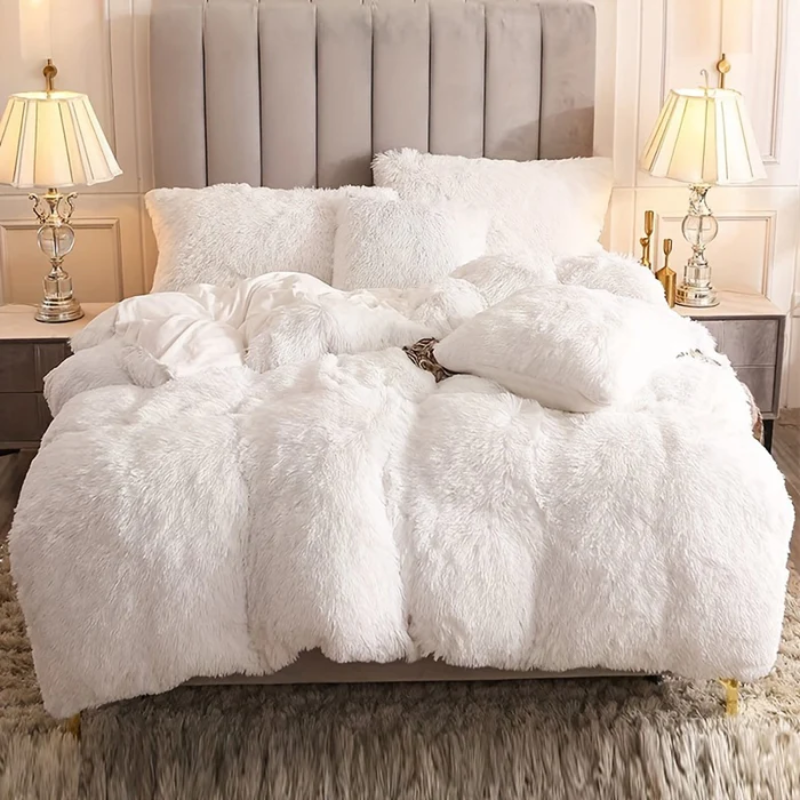 NocturneConfort | Parure de lit en peluche pour douceur suprême