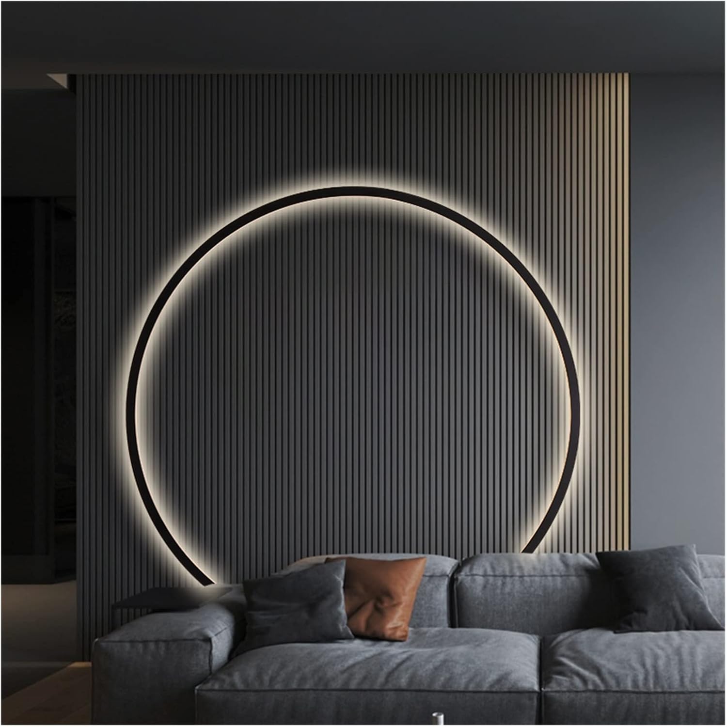 LumièreRing | Applique Murale Moderne avec Éclairage LED