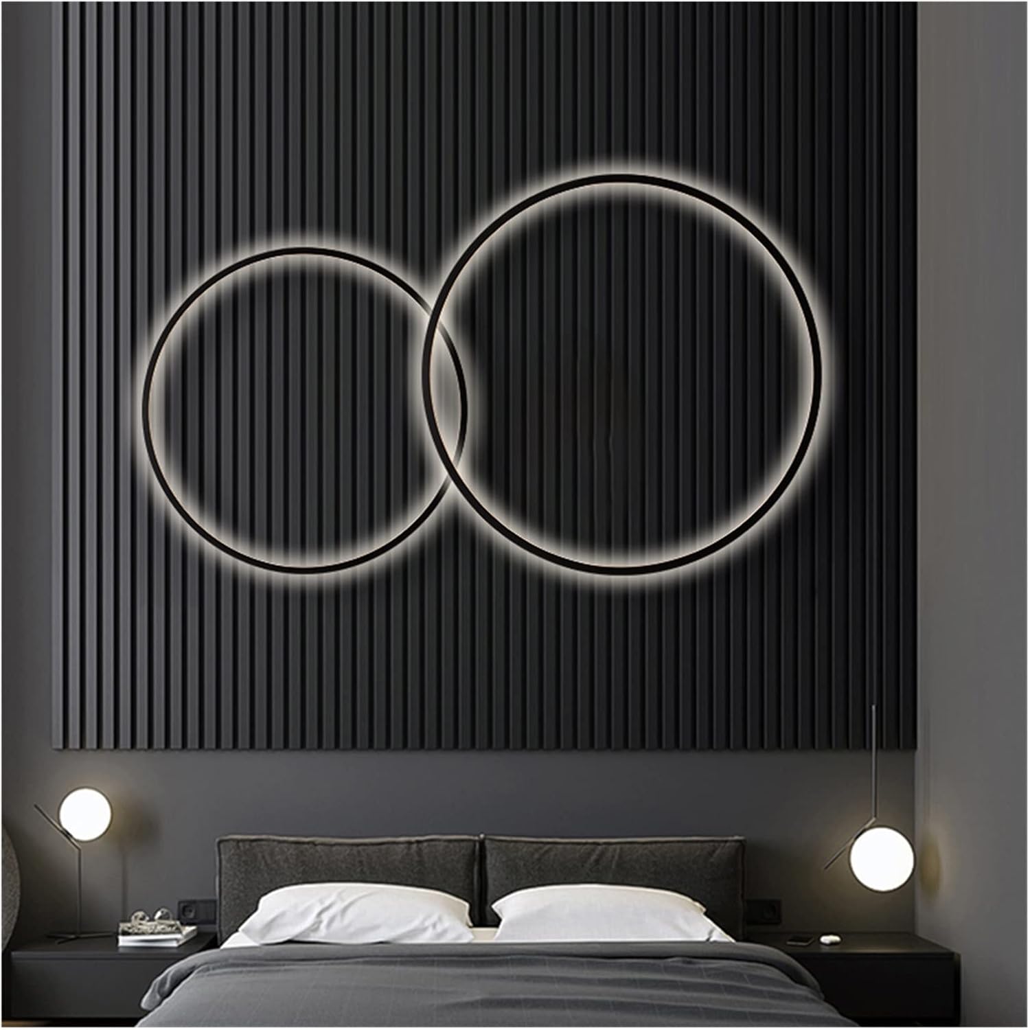 LumièreRing | Applique Murale Moderne avec Éclairage LED
