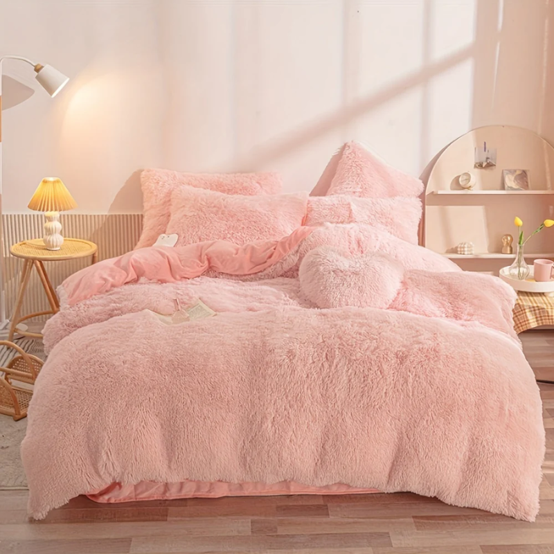 NocturneConfort | Parure de lit en peluche pour douceur suprême