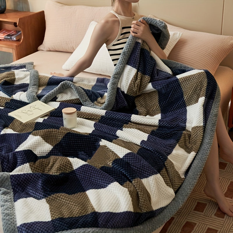 ChaleurDouce | Couverture Douillette en Fleece Élégante