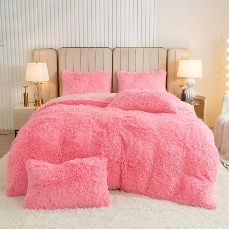 NocturneConfort | Parure de lit en peluche pour douceur suprême