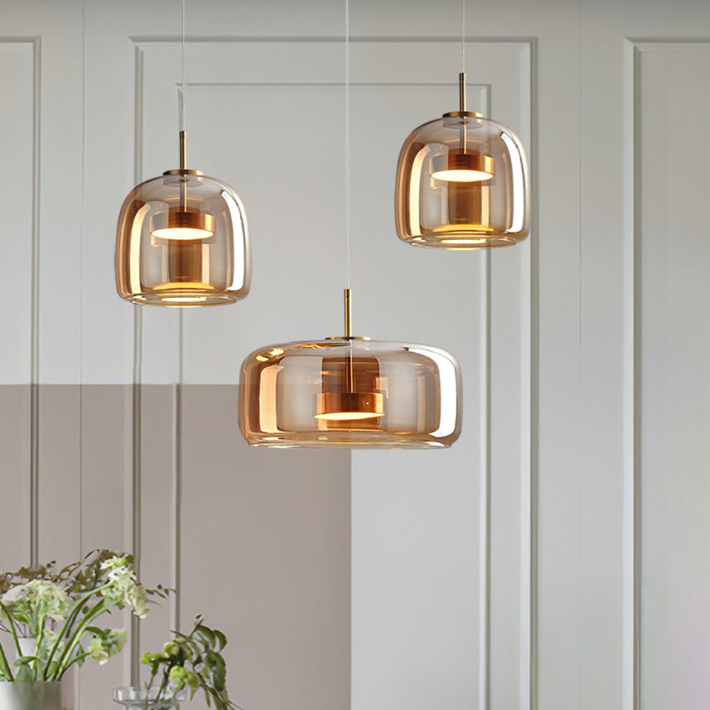 LumièreGlow | Suspension Rétro Design avec Éclairage LED
