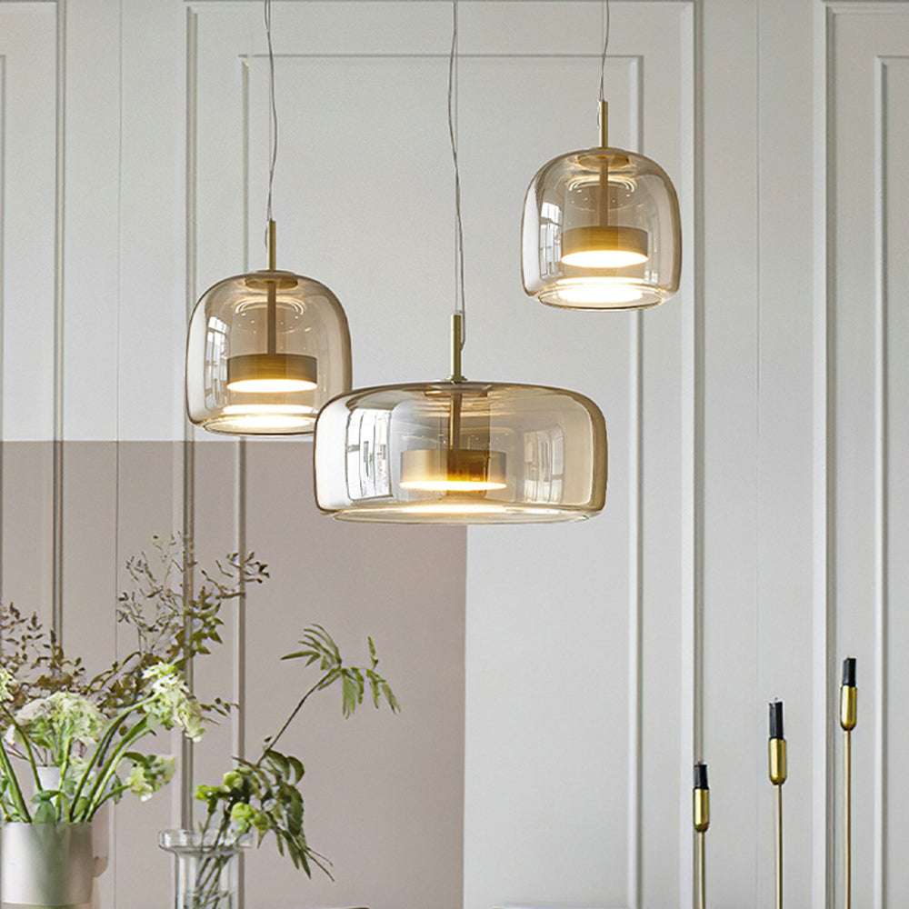 LumièreGlow | Suspension Rétro Design avec Éclairage LED