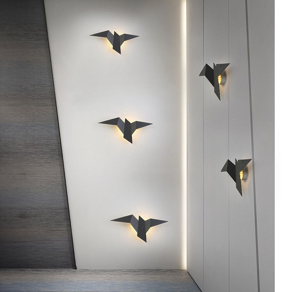 LuminoPlume | Lampe murale doiseau pour ambiance chaleureuse