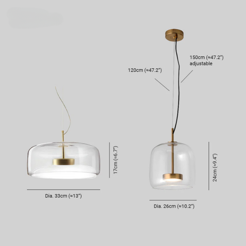 LumièreGlow | Suspension Rétro Design avec Éclairage LED