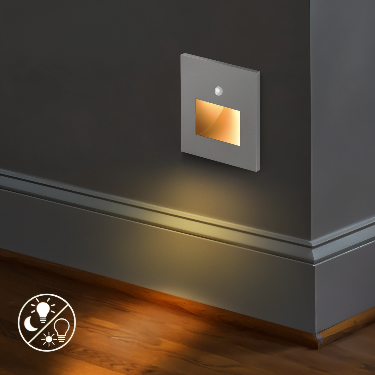 LuminaProtect | Éclairage Mural Design avec Capteur de Mouvement