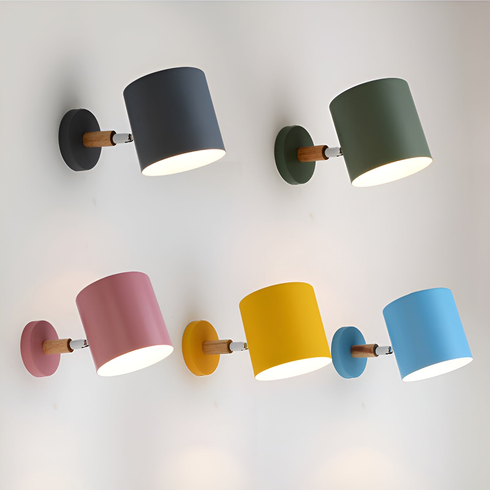 PastelGlow | Lampe murale nordique pastel