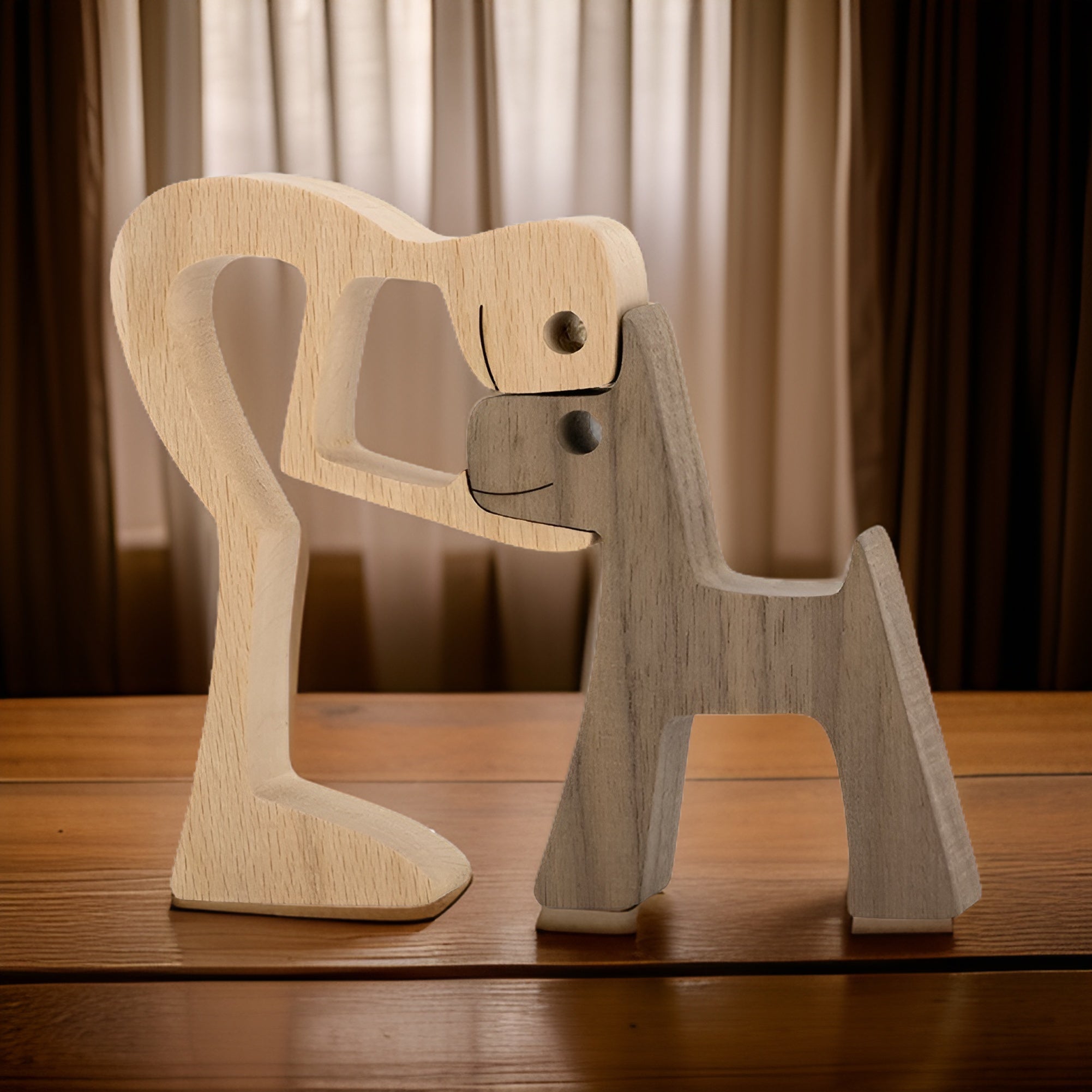 LienCoeur | Sculpture Murale en Bois Faite à la Main