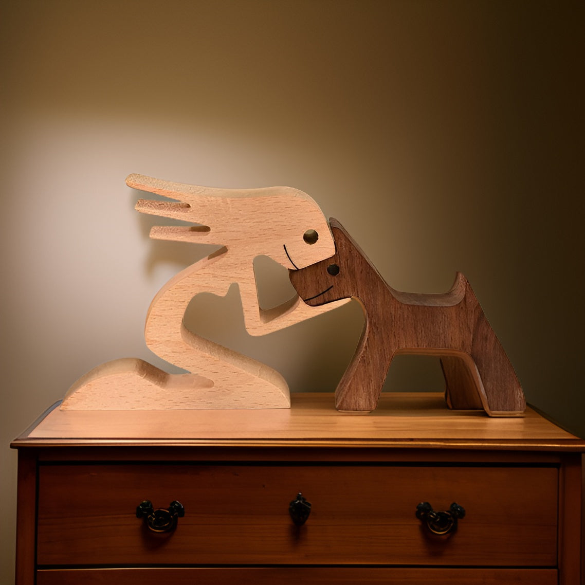 LienCoeur | Sculpture Murale en Bois Faite à la Main