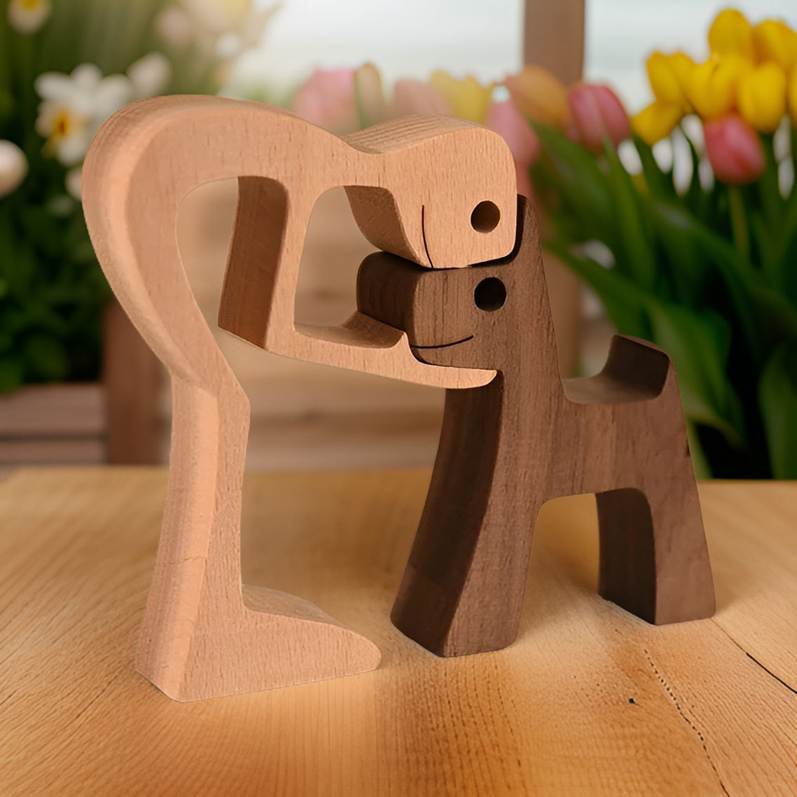 LienCoeur | Sculpture Murale en Bois Faite à la Main