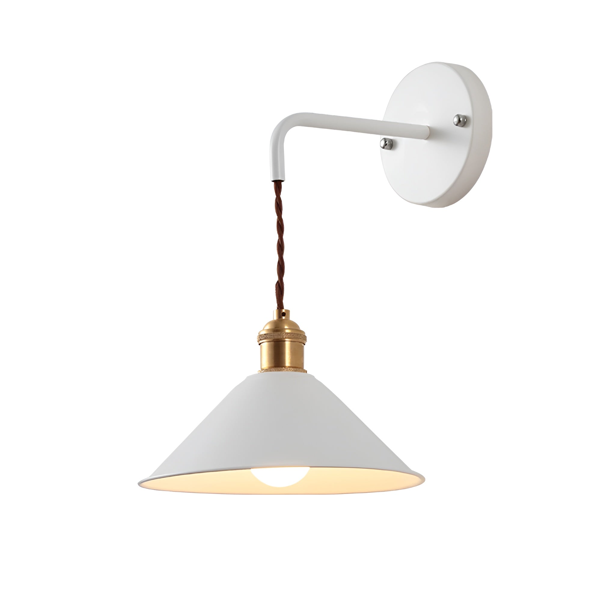 RetroGlow | Lampe murale vintage en métal couleurs variées