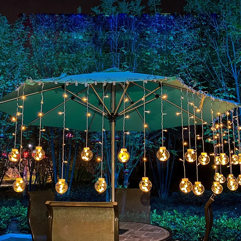 TwinkleGlow | Guirlande LED Extérieure Écologique et Décorative