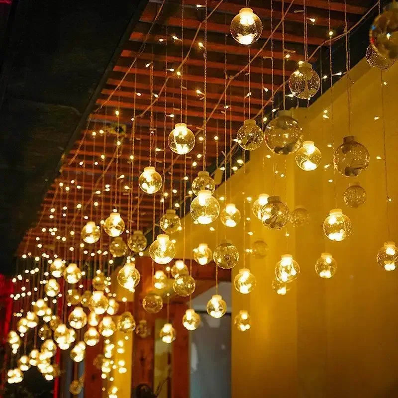 TwinkleGlow | Guirlande LED Extérieure Écologique et Décorative