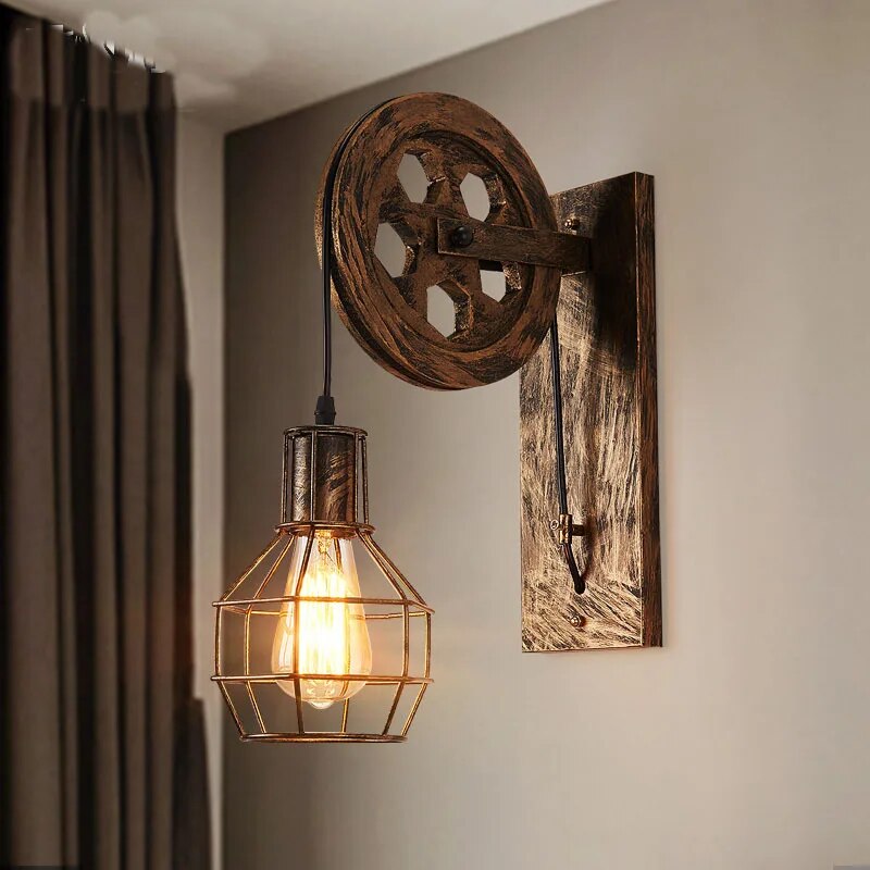 RetroChic | Applique Murale Rétro avec Éclairage Doux