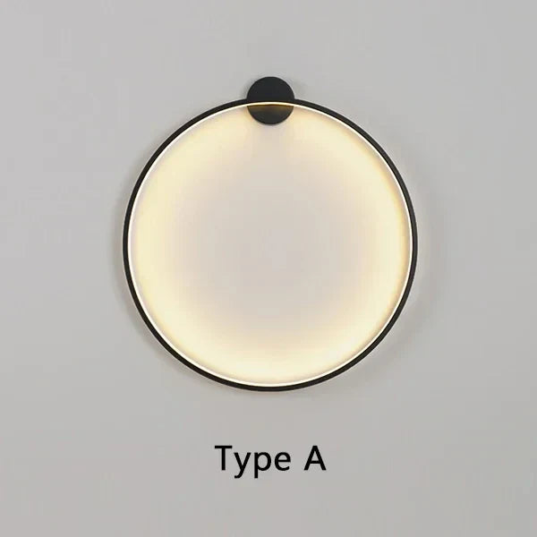 LumièreRing | Applique Murale Moderne avec Éclairage LED