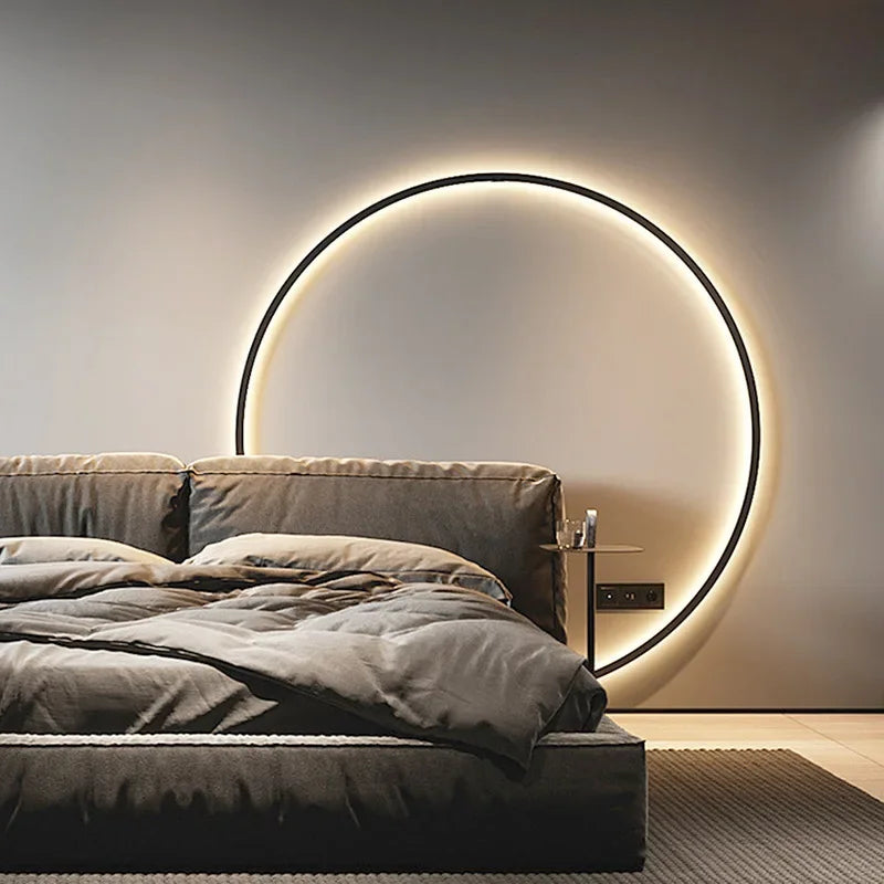 LumièreRing | Applique Murale Moderne avec Éclairage LED