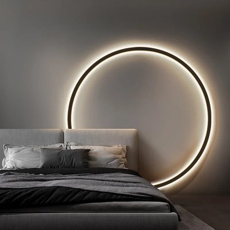 LumièreRing | Applique Murale Moderne avec Éclairage LED